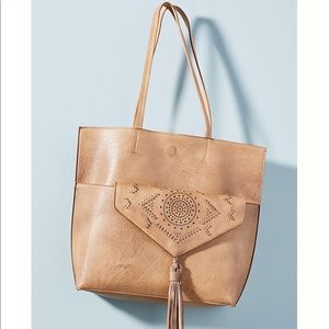 2 bags in 1!! BNWT Thoma whipstitch clutch + tote